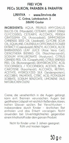 Ingredients Tages- und Nachtcreme